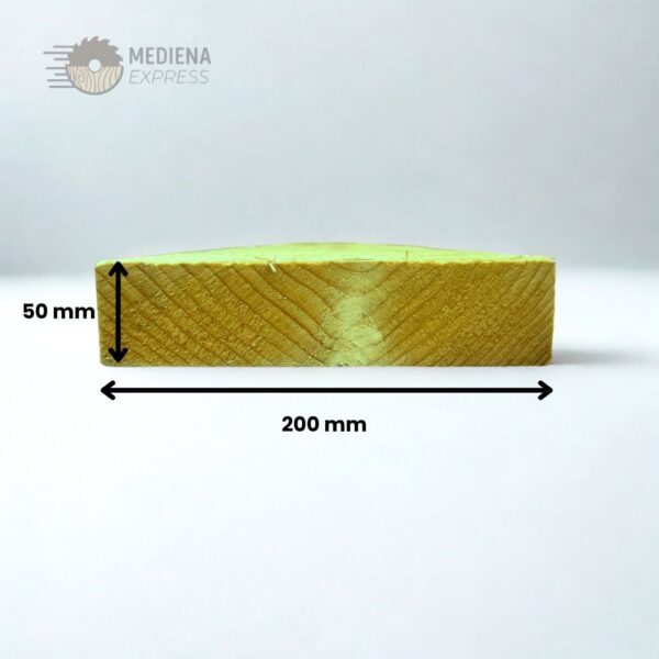 Pjautinė džiovinta impregnuota mediena 50x200